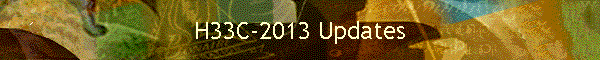 H33C-2013 Updates