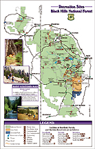 Download the forest Campgrounds Recreational Sites Map 